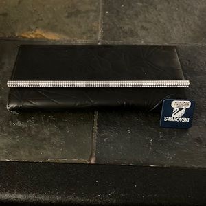 Swarovski crystal black wallet